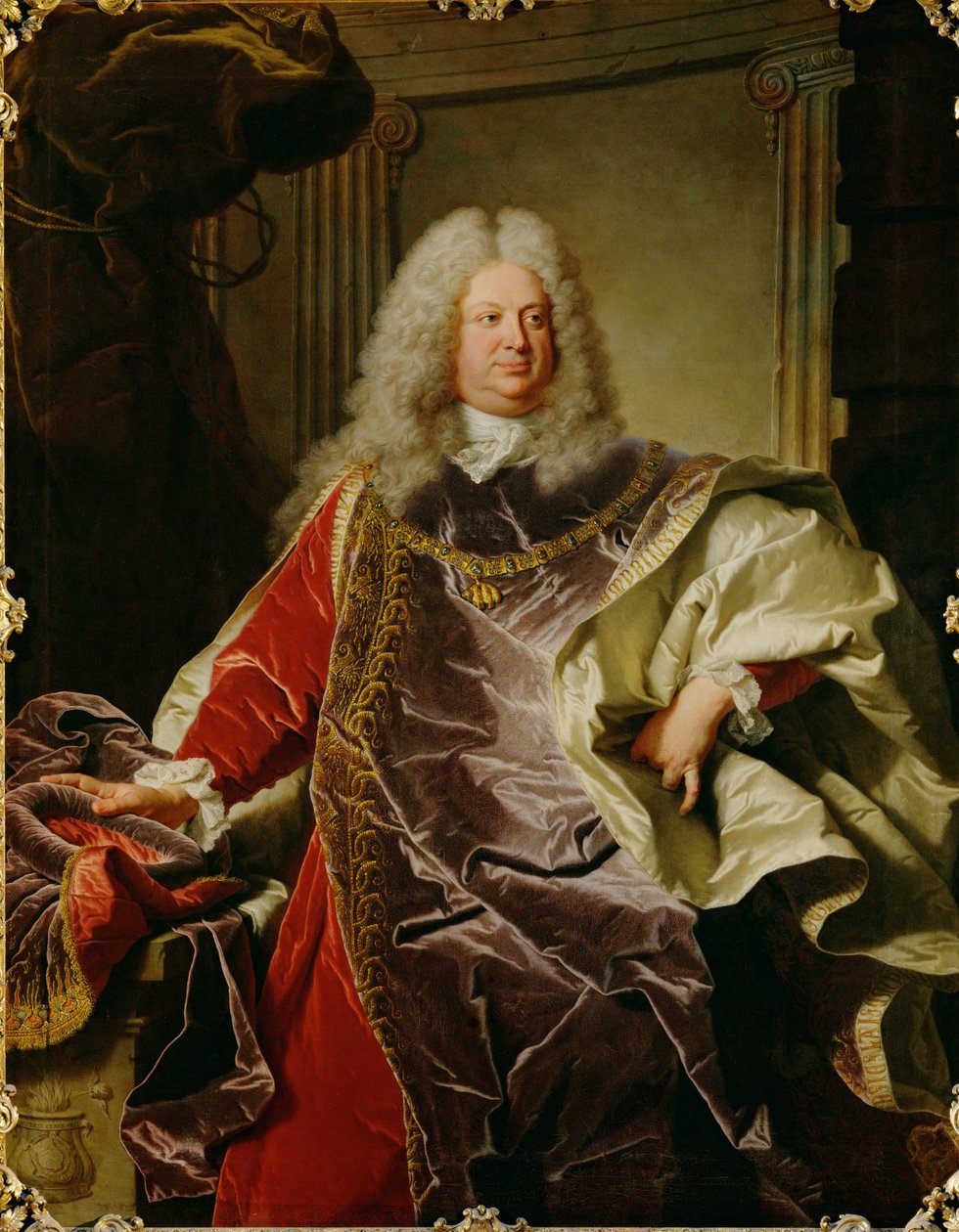 Philipp Ludwig Wenzel Conte Sinzendorf ... (dipinto su tela) da Hyacinthe Francois Rigaud