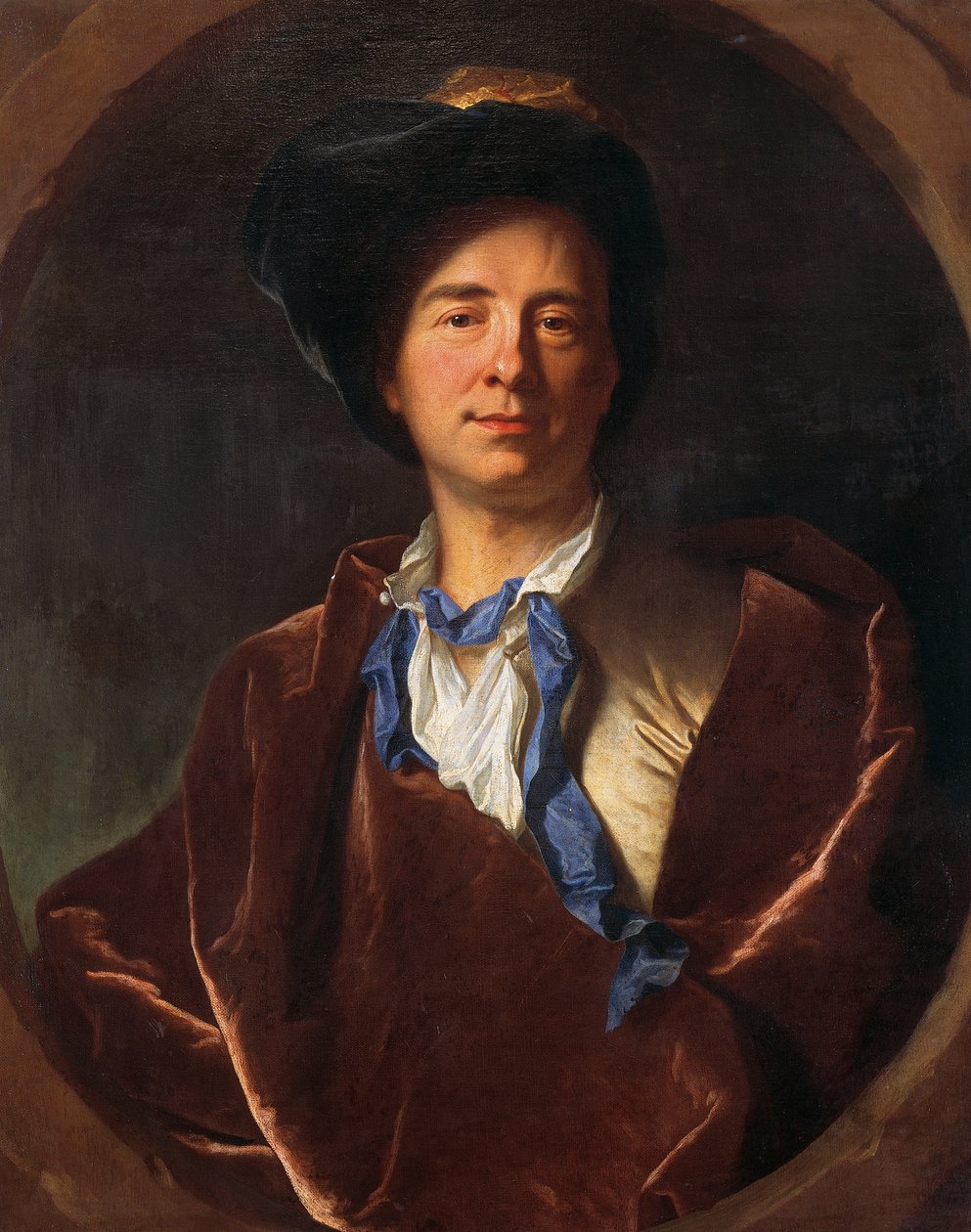 Ritratto di Bernard Le Bovier de Fontenelle da Hyacinthe Francois Rigaud