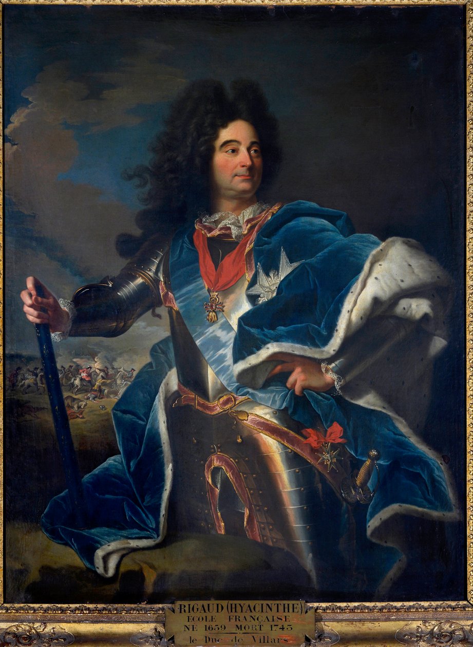 Ritratto di Louis Claude Hector Duca di Villars, maresciallo di Francia (1652-1734) con la collana dell