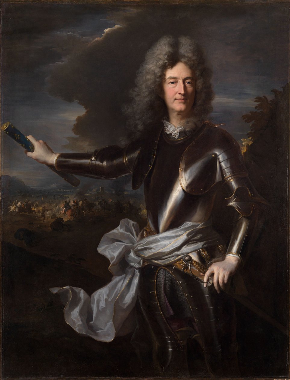 Ritratto del maresciallo Charles-Auguste de Matignon da Hyacinthe Rigaud