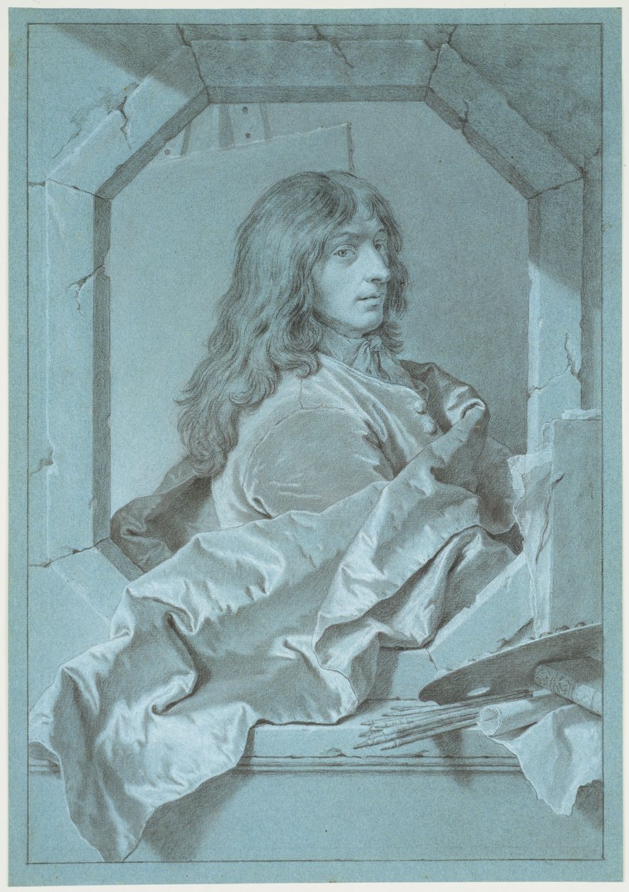 Ritratto del pittore Sébastien Bourdon da Hyacinthe Rigaud