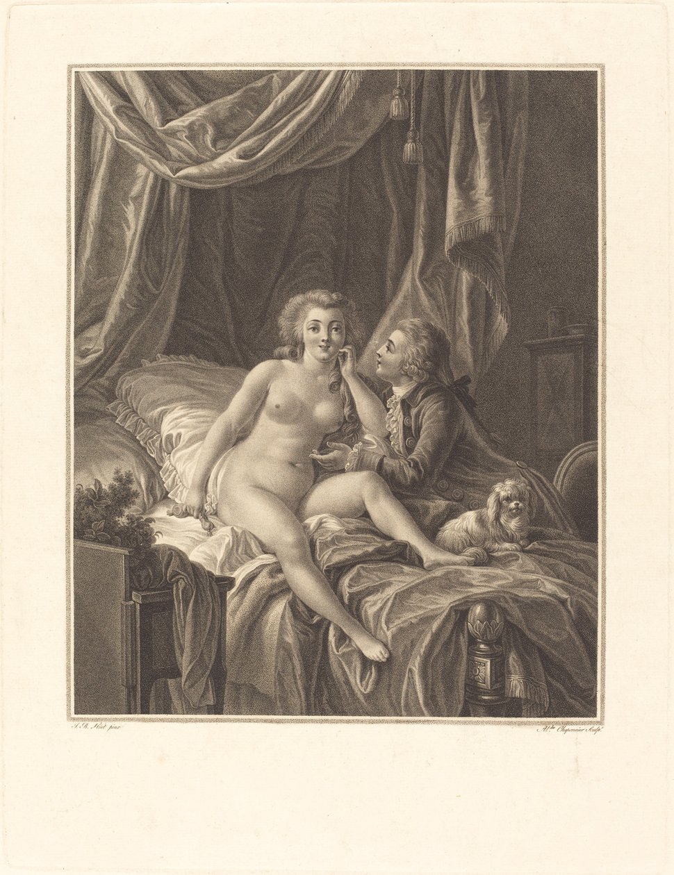 Ciò che è buono da prendere è buono da tenere da I Alexandre Chaponnier after Jean Baptiste Hüet