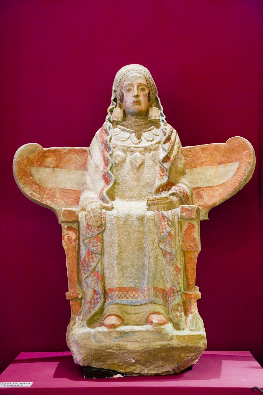Una copia di La Dama de Baza o la Signora di Baza da Iberian
