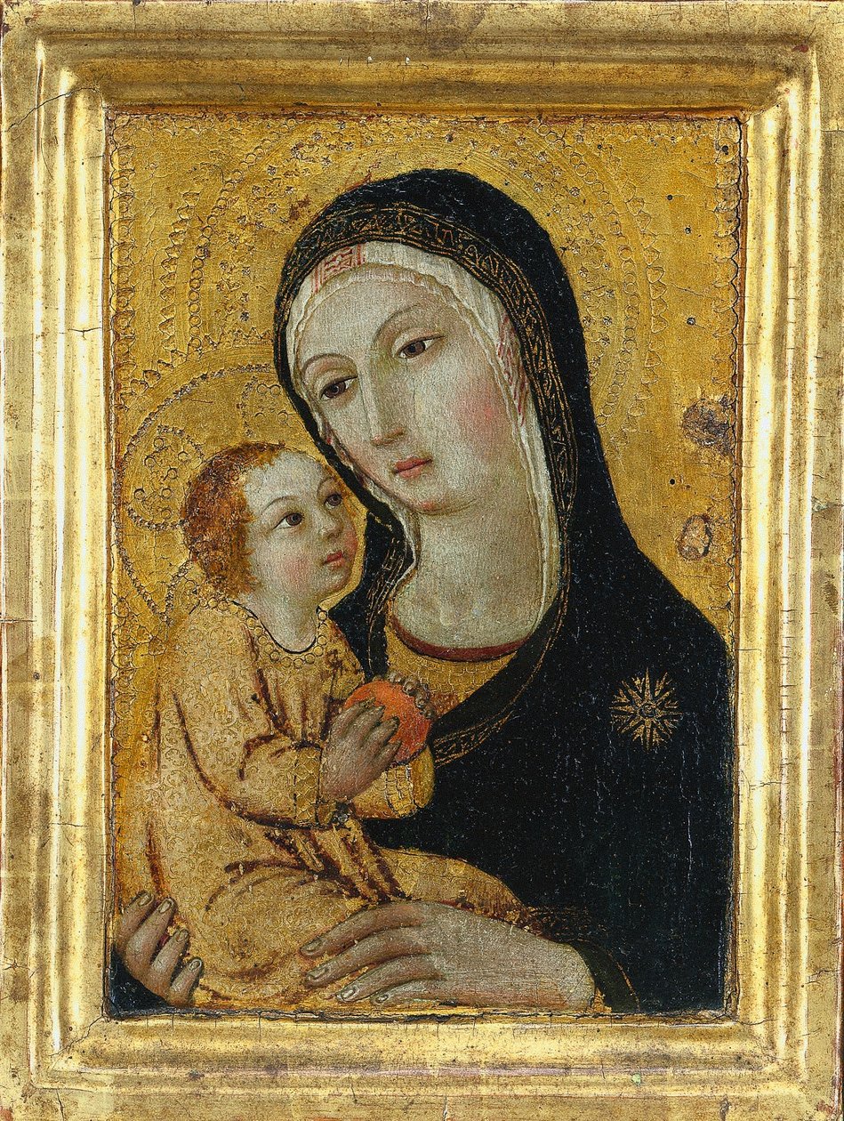 Vergine e bambino da Icilio Federico Joni