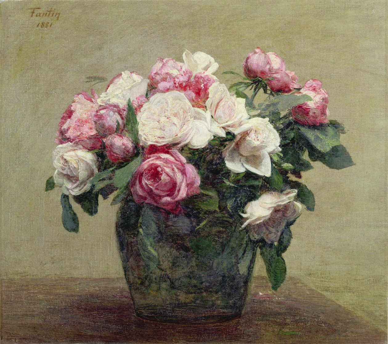 Le rose da Ignace Henri Jean Fantin-Latour
