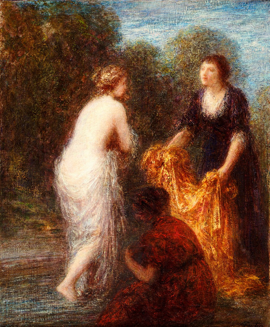 Dopo il bagno da Ignace Henri Jean Fantin-Latour