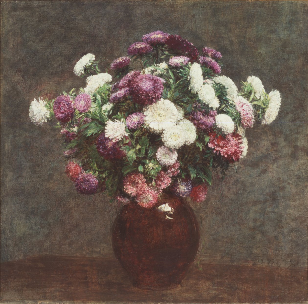 Astri in vaso da Ignace Henri Jean Fantin Latour