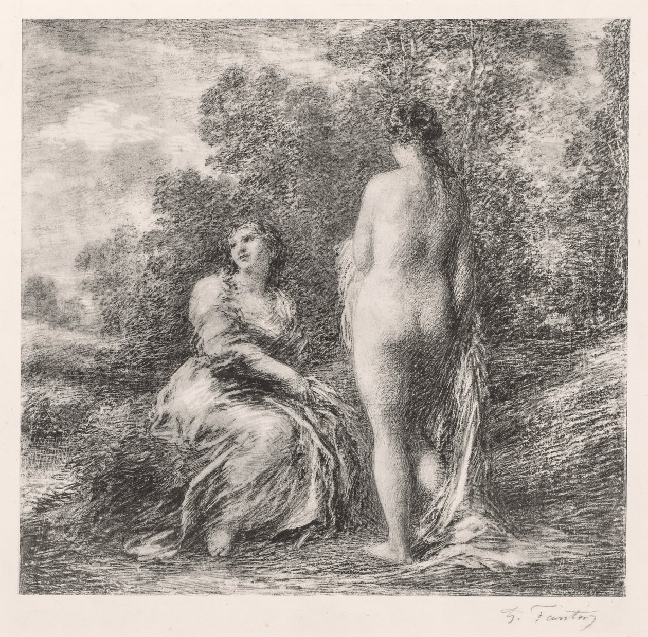 Bagnanti, 1881 da Ignace Henri Jean Fantin Latour