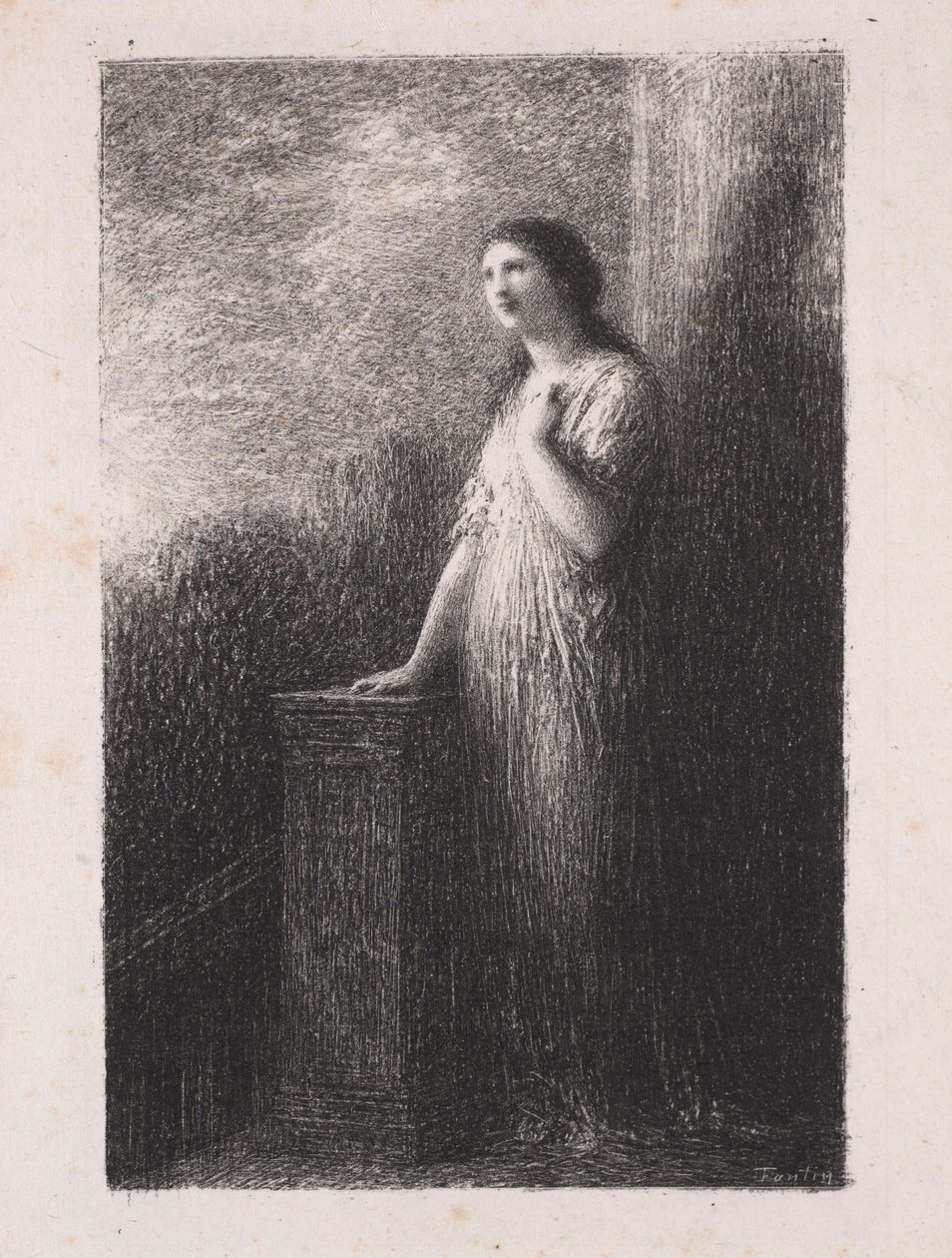 Confidenza della notte da Ignace Henri Jean Fantin Latour
