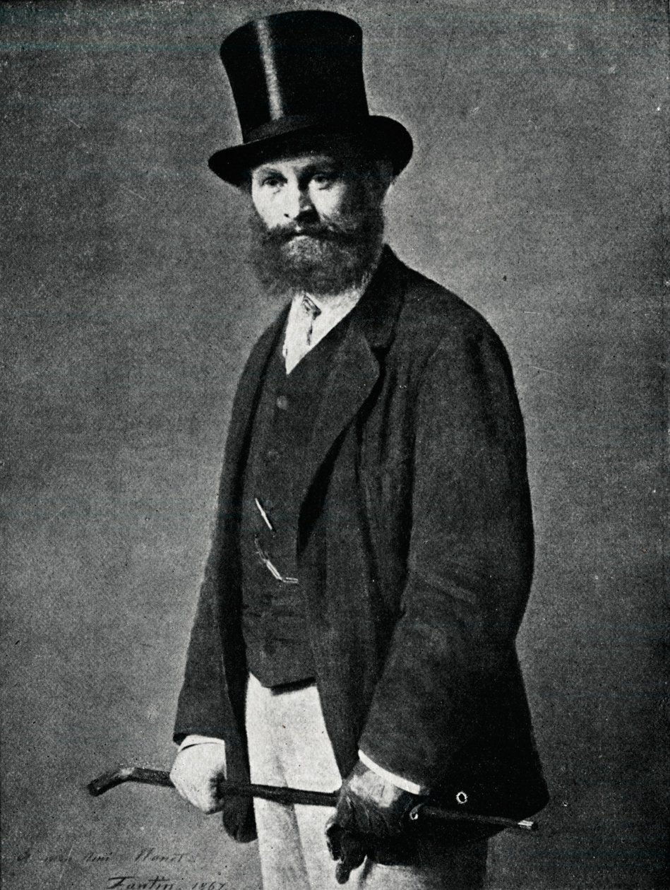 Edouard Manet. Dal ritratto di Fantin-Latour, 1901 da Ignace Henri Jean Fantin Latour
