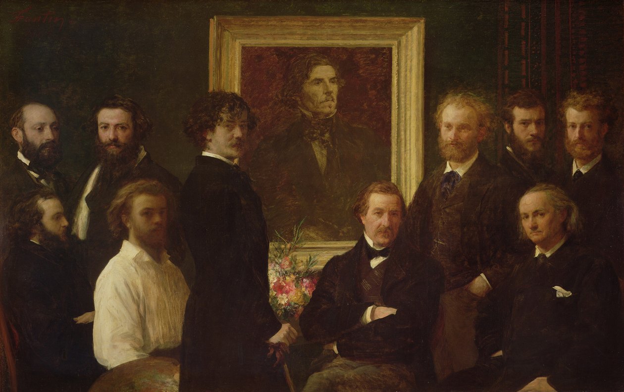 Omaggio a Delacroix da Ignace Henri Jean Fantin Latour