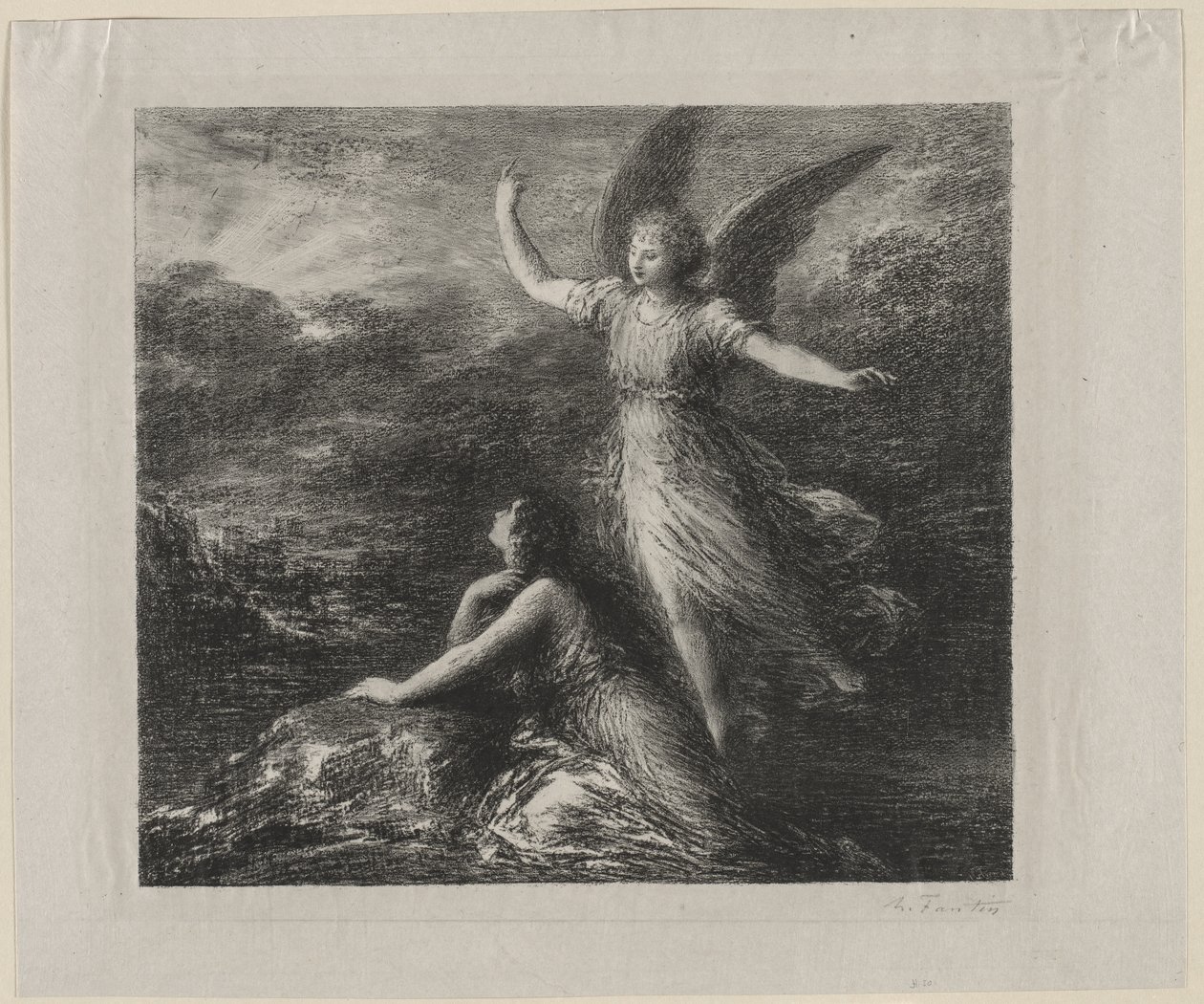 Il Paradiso e la Peri, 1884 da Ignace Henri Jean Fantin Latour