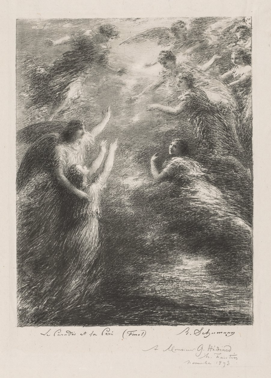 Il Paradiso e la Peri da Ignace Henri Jean Fantin Latour