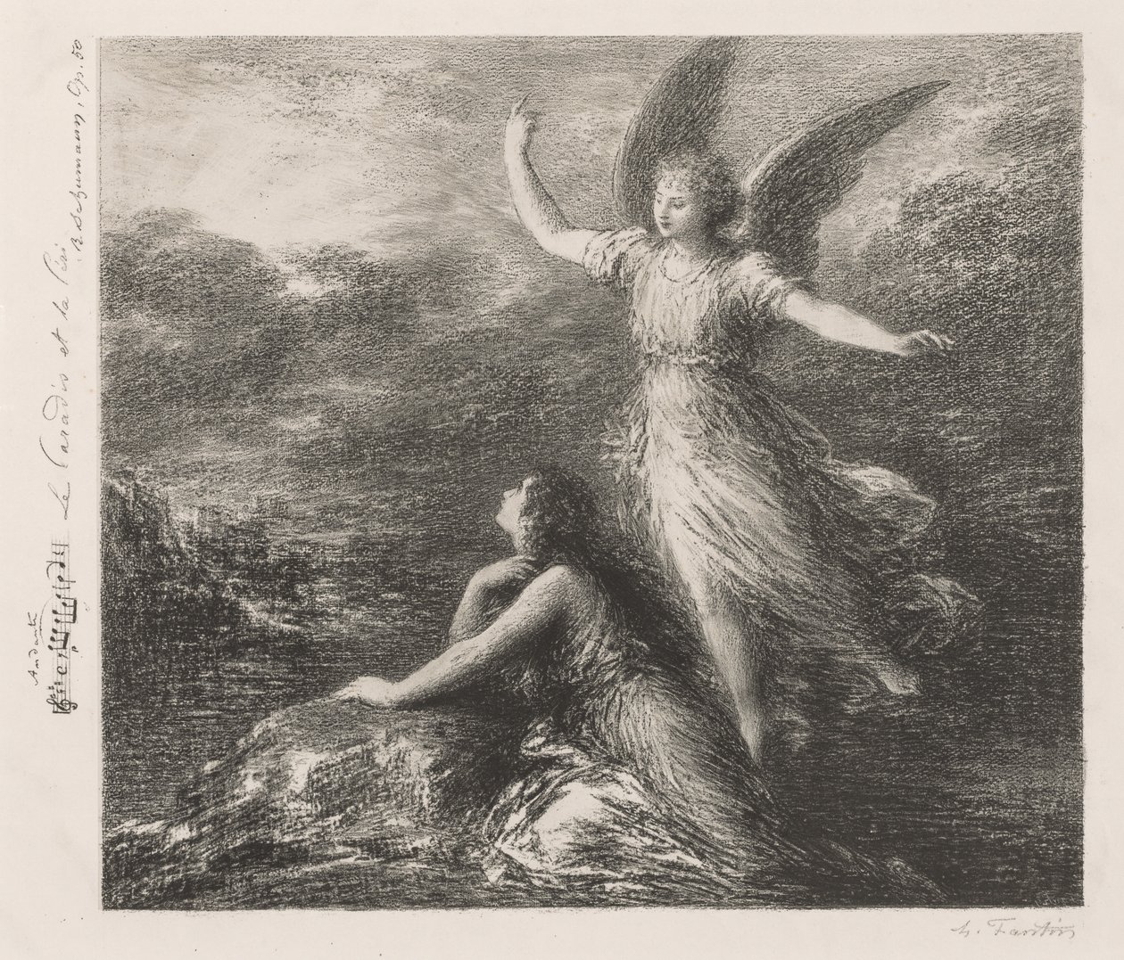 Le Paradis et la Péri da Ignace Henri Jean Fantin Latour