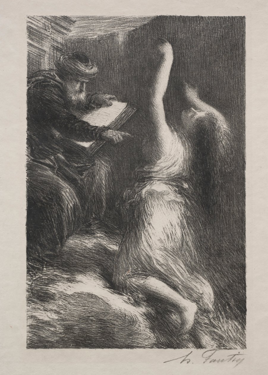 Parsival, Atto II: Evocazione di Kundry da Ignace Henri Jean Fantin Latour