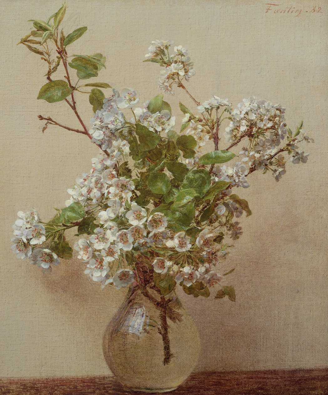 Fioritura del Pero, 1882 da Ignace Henri Jean Fantin Latour