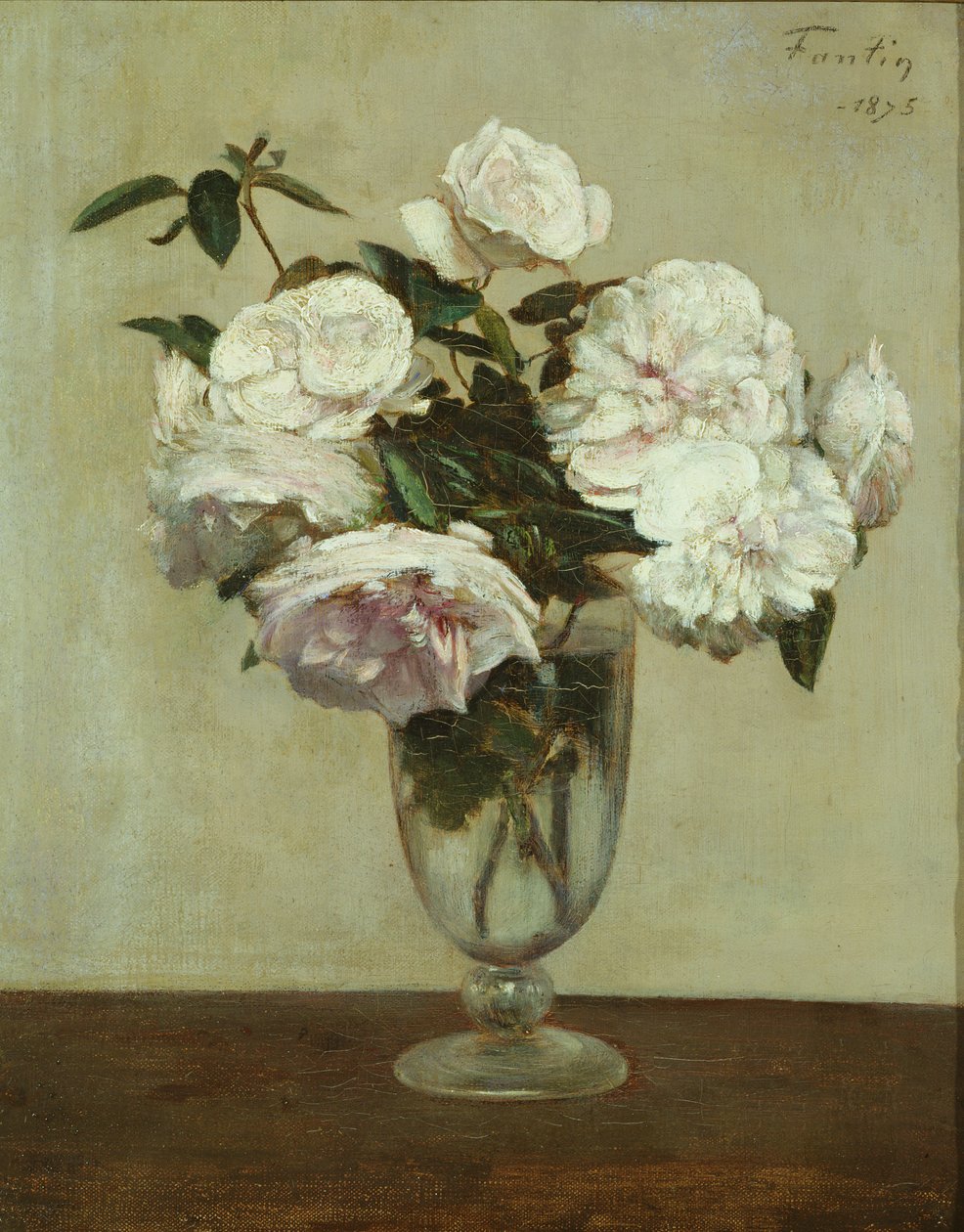 Rose rosa da Ignace Henri Jean Fantin Latour