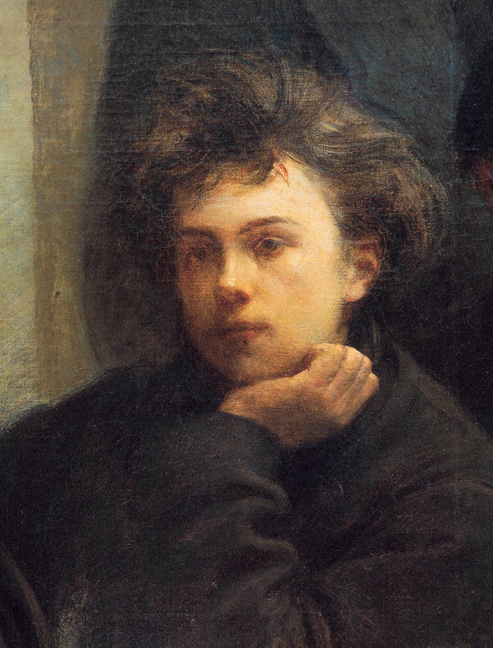 Ritratto di Arthur Rimbaud (dettaglio) da Ignace Henri Jean Fantin Latour