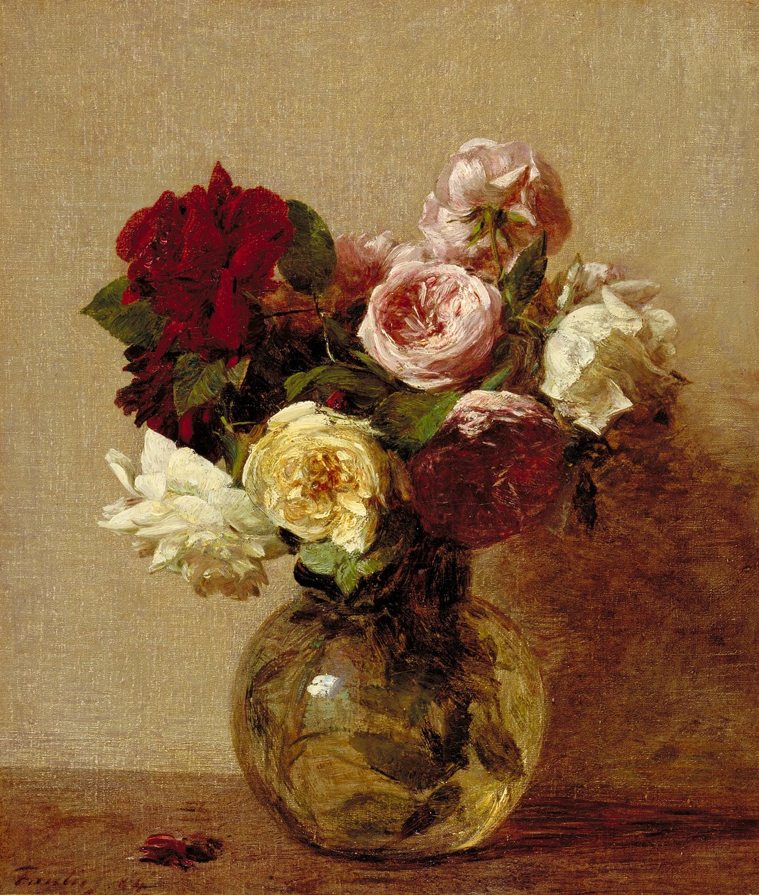 Rose, 1884 da Ignace Henri Jean Fantin Latour