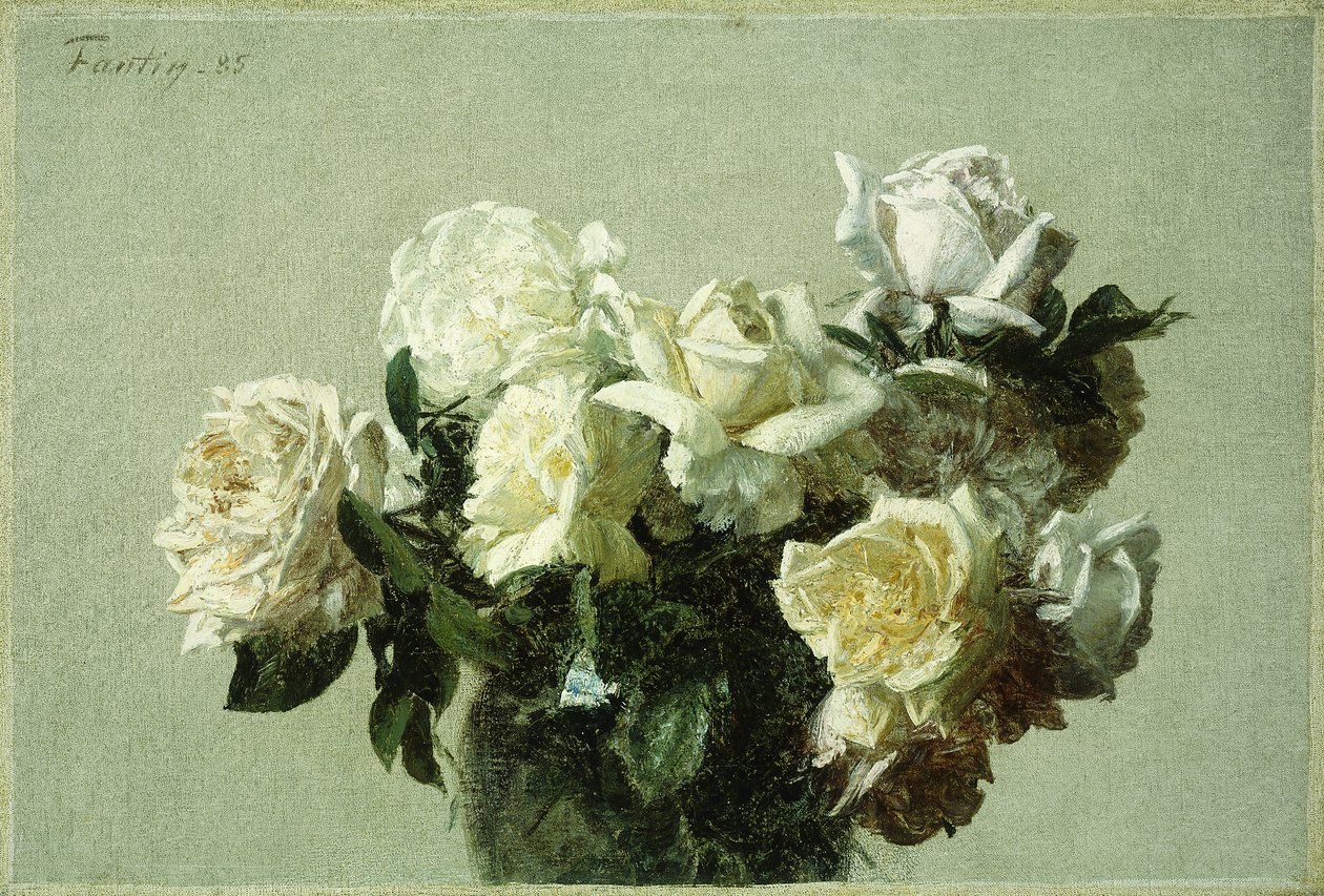 Rose, 1885 da Ignace Henri Jean Fantin Latour