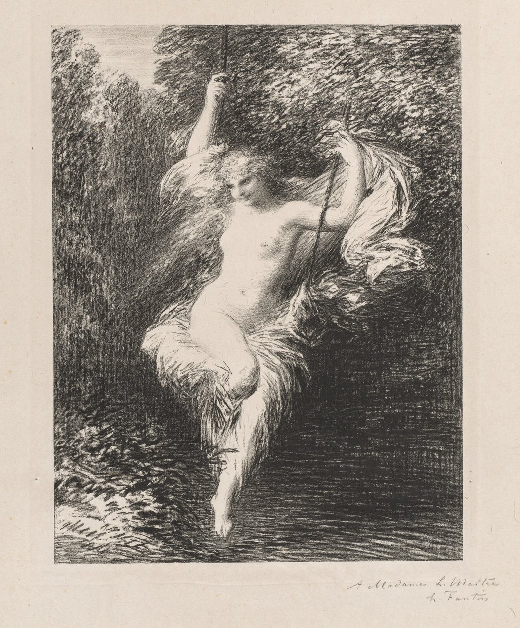 Sarah la bagnante da Ignace Henri Jean Fantin Latour