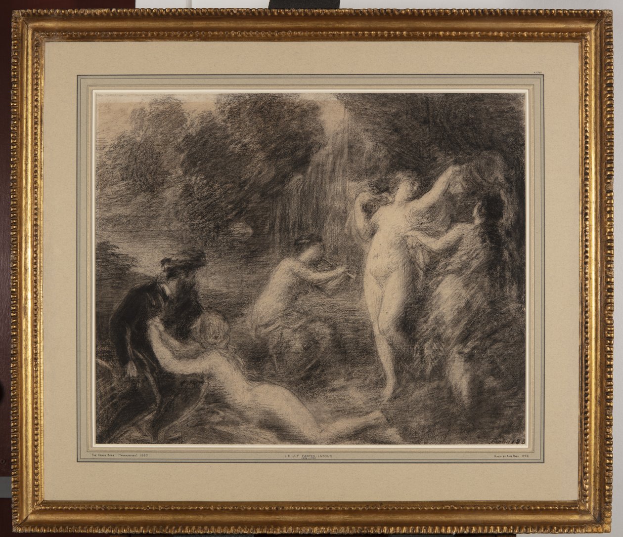 Tannhäuser al Venusberg da Ignace Henri Jean Fantin Latour