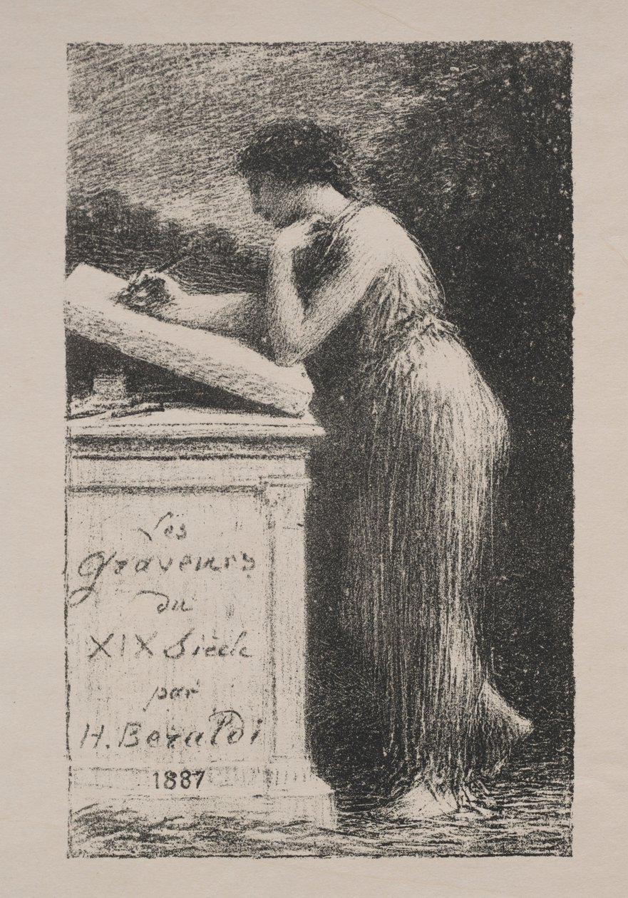 La litografia, 1887 da Ignace Henri Jean Fantin Latour