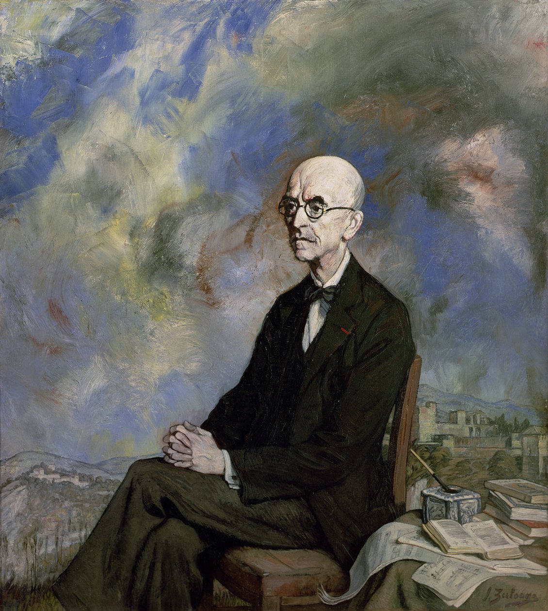 Ritratto di Manuel de Falla (1876-1946) 1932 da Ignacio Zuloaga y Zabaleta