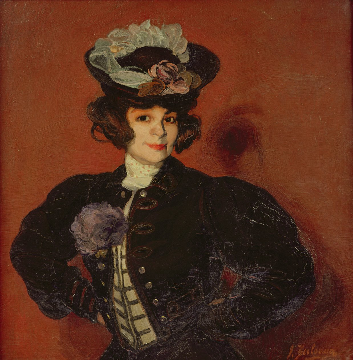 Ritratto di una donna da Ignacio Zuloaga y Zabaleta