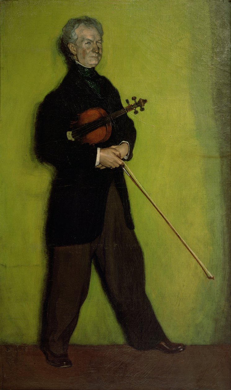 Ritratto del violinista Larrapide, 1910 da Ignacio Zuloaga y Zabaleta