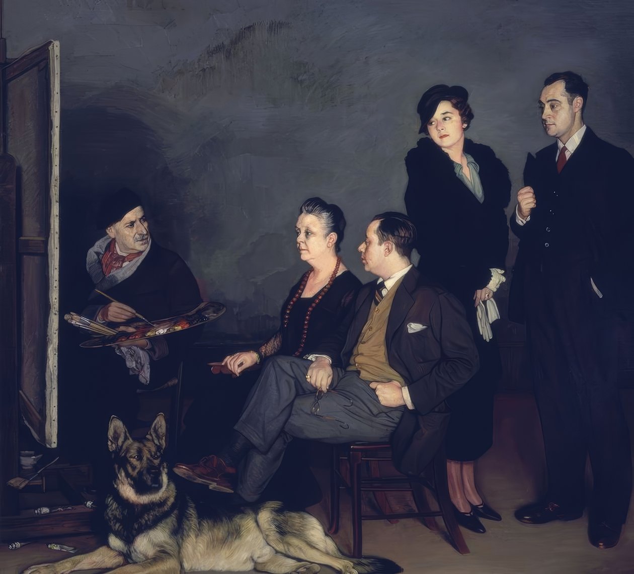 Il pittore e la sua famiglia da Ignacio Zuloaga y Zabaleta