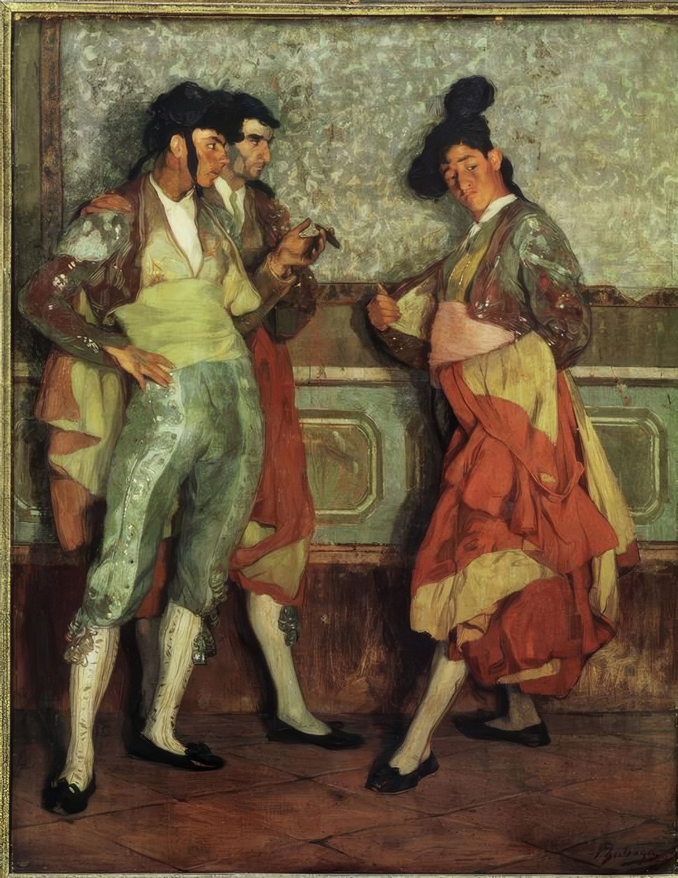 Giovani toreri del villaggio da Ignacio Zuloaga y Zabaleta