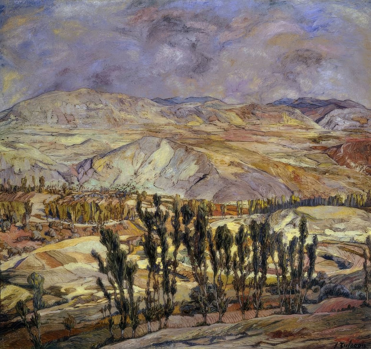 Paesaggio a Calatayud da Ignacio Zuloaga y Zabaleta