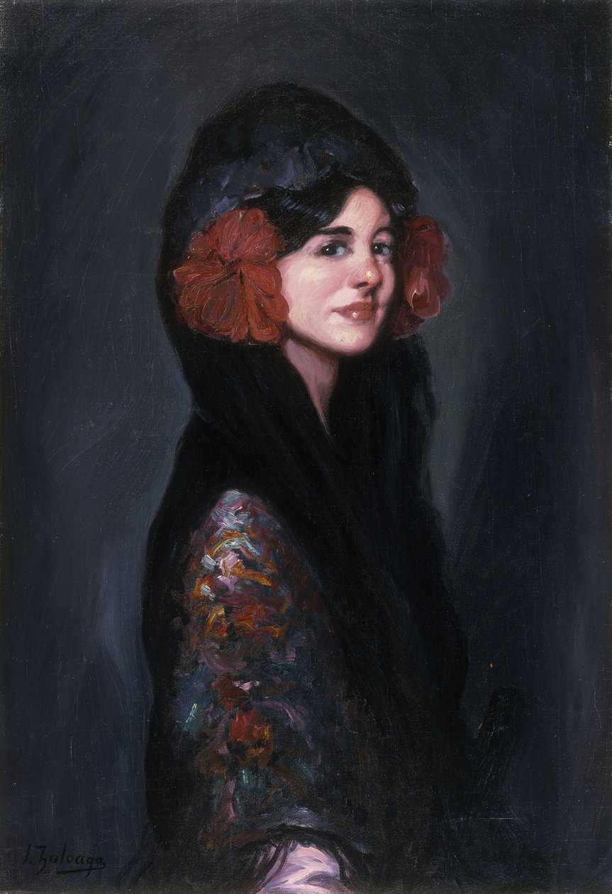 Ritratto di una signora elegante da Ignacio Zuloaga y Zabaleta