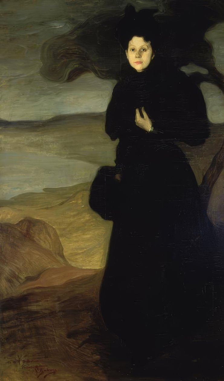 Ritratto di Valentine Dethomas – 1894/95 da Ignacio Zuloaga y Zabaleta