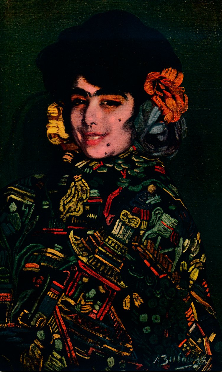 Ragazza spagnola da Ignacio Zuloaga y Zabaleta