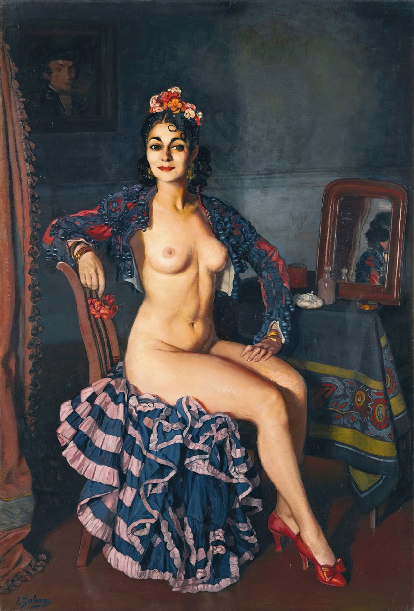 La Bella Oterito La Oterito nel suo camerino, 1936 da Ignacio Zuloaga y Zabaleto
