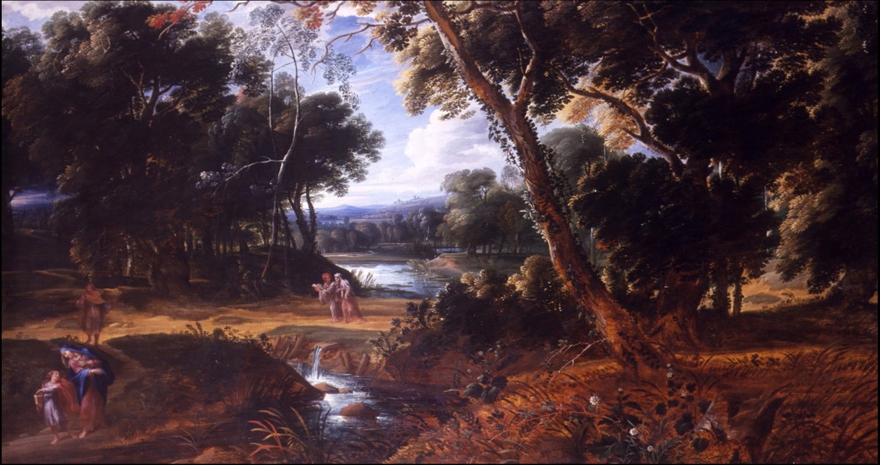 Paesaggio con la Madonna e il Bambino ritrovato da Ignatius van der Stock