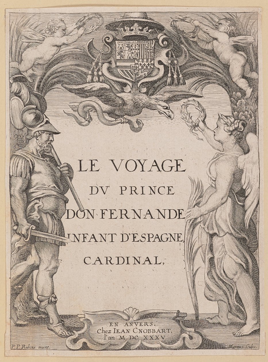 Pagina del Titolo per Le Voyage Dv Prince Don Fernande Infant d