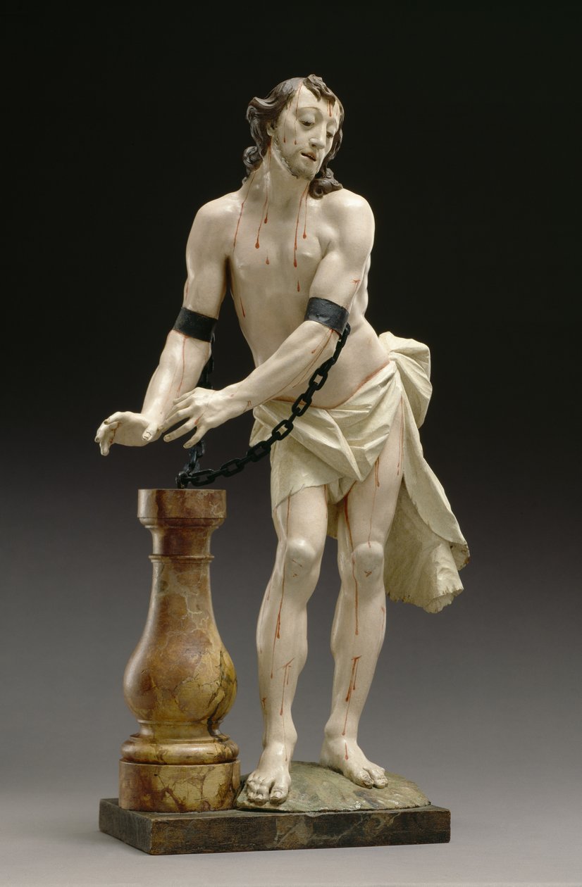 Cristo alla colonna, 1754 da Ignaz Gunther