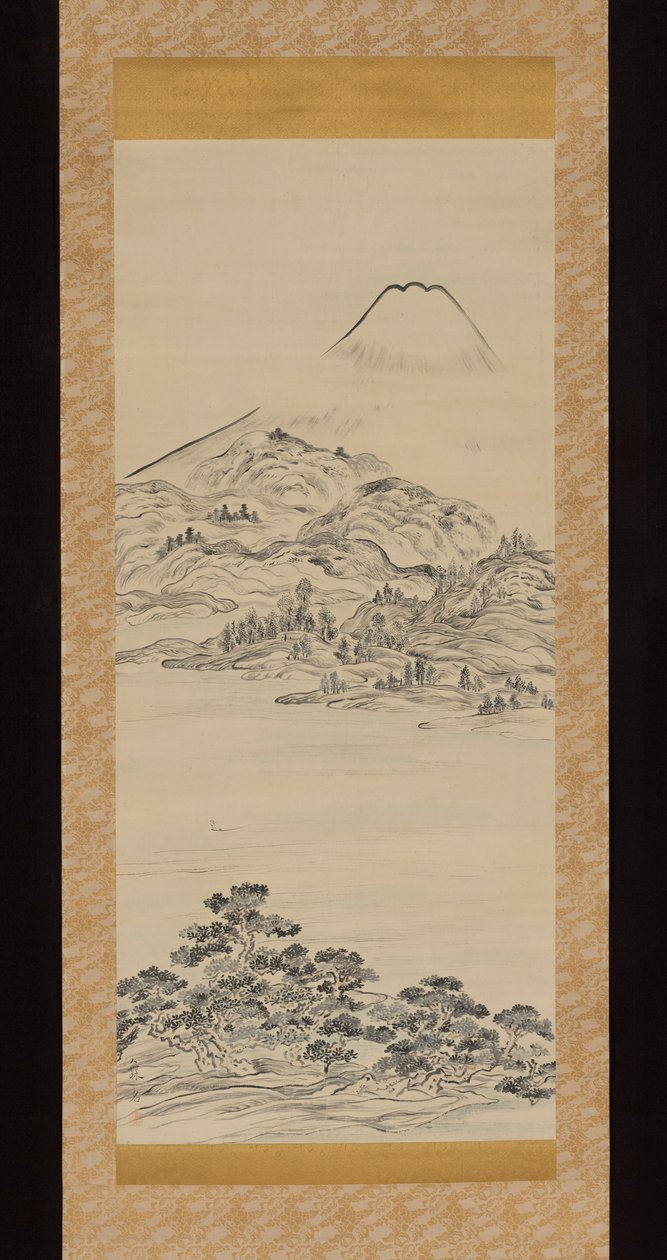 Monte Fuji, vista dalla baia di Tago no Ura da Ike no Taiga