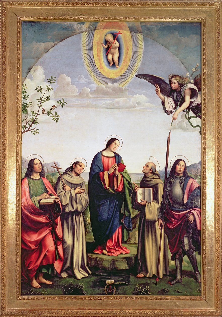 Annunciazione e Santi, 1500 da Il Francia