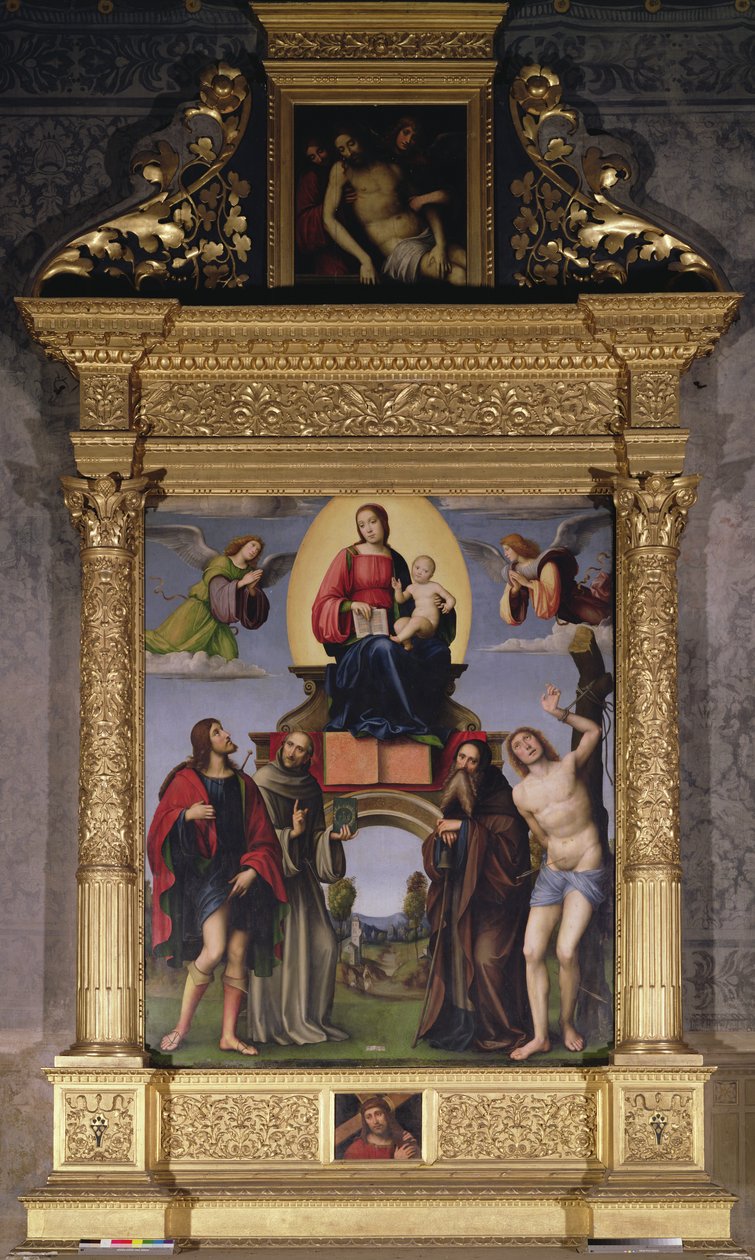 Madonna e Santi, pala d