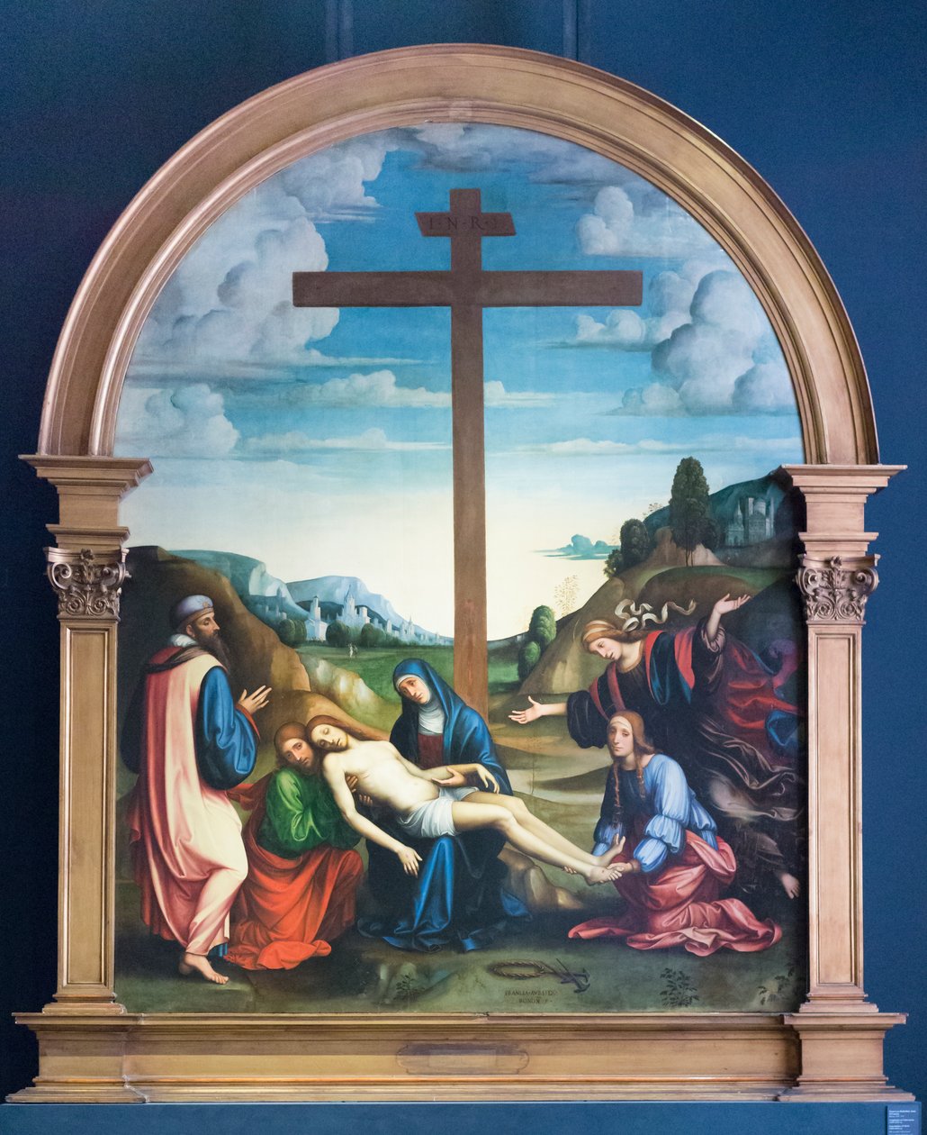 Compianto di Cristo, 1510-15 circa (olio su tavola) da Il (1450-1517) Francia
