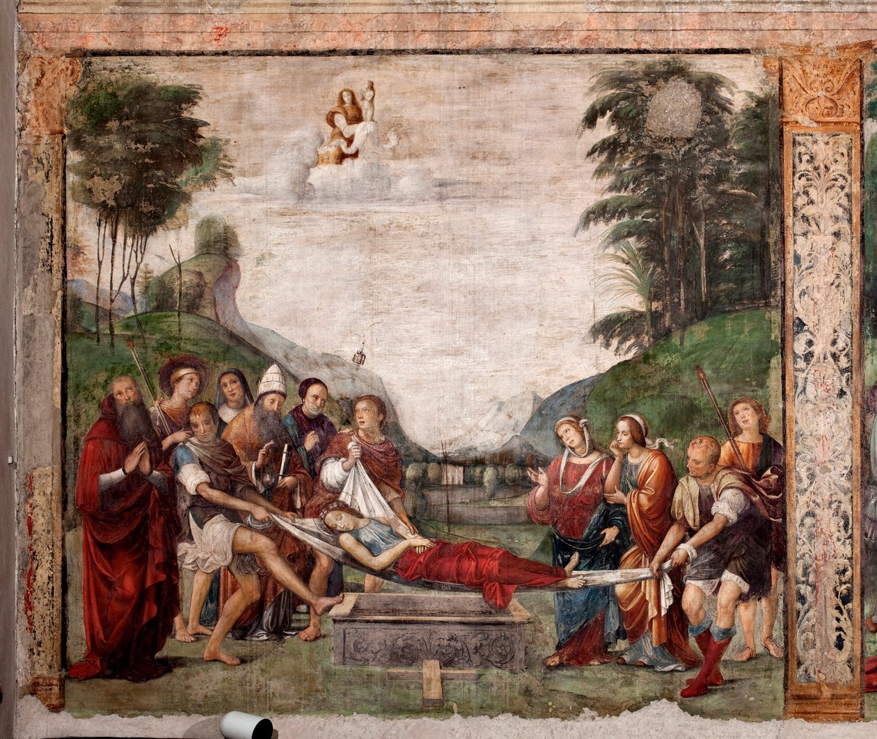 Il funerale di Santa Cecilia da Il  Francia