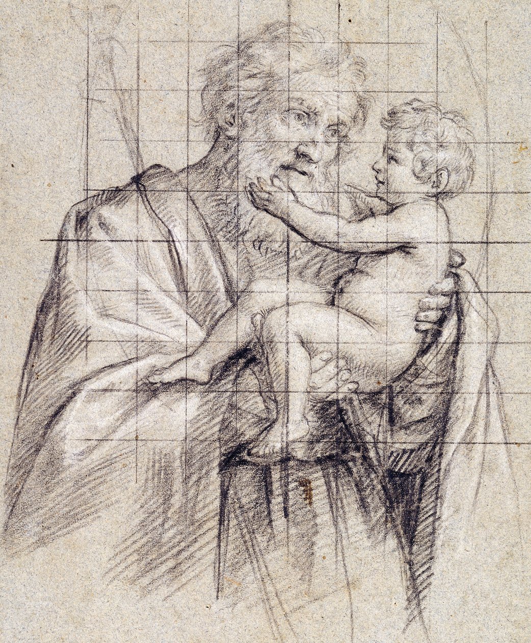 San Giuseppe che tiene il Bambino Gesù da Il Sassoferrato