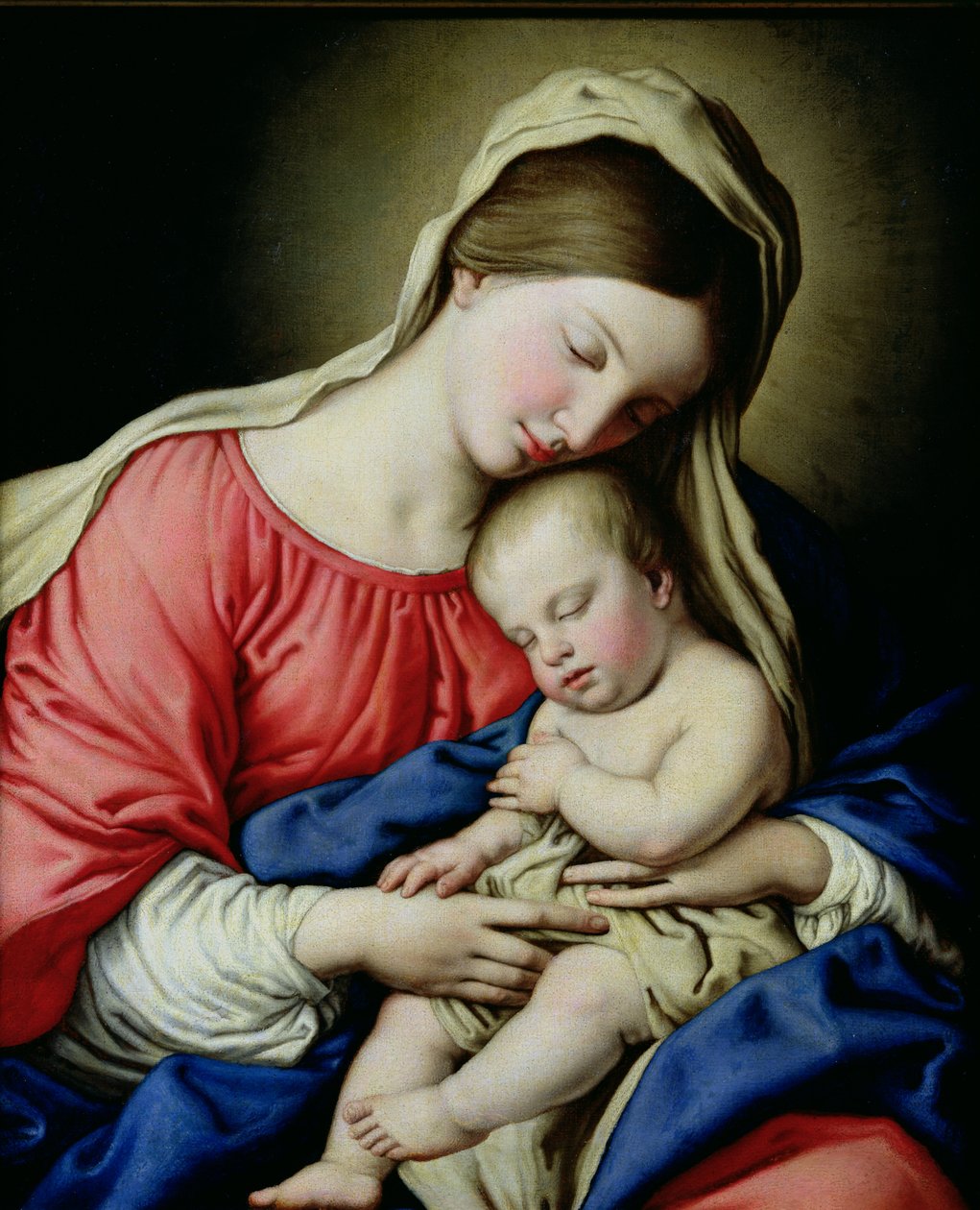 Vergine con Bambino da Il Sassoferrato
