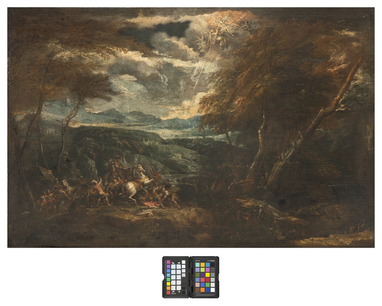 La conversione di San Paolo, 1710-20 da Ilario Giacinto Mercanti