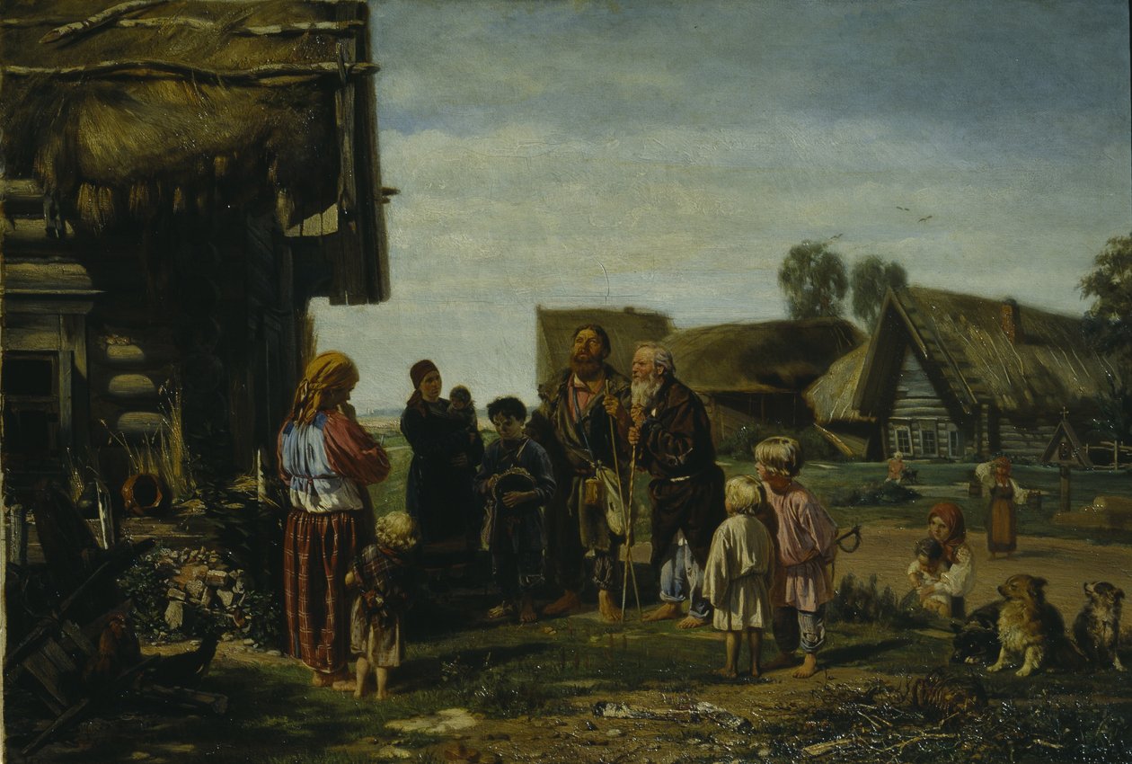 I Pellegrini, 1870 da Illarion Mikhailovich Pryanishnikov