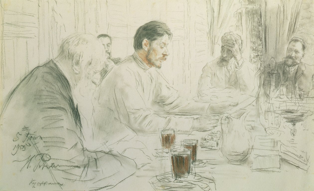 Maxim Gorky (1868-1936) legge la sua poesia, 
